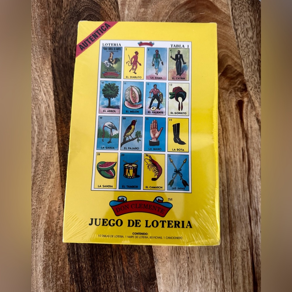 Juego de Lotería - Bright Yellow